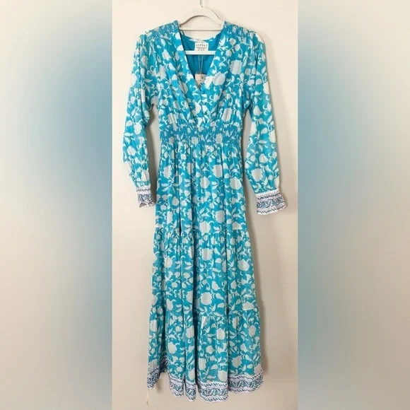 NWT Apsiga Billie Ornate Floral Maxi Dress - Picture 2 of 16